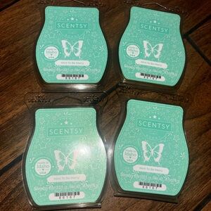 Scentsy Mint To Be Merry Wax Bars - Mint Green Pack of 4 ship w ice pack